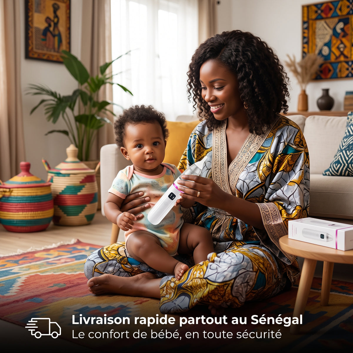 Aspirateur Nasal Bébé Confort – Sommeil Paisible et Respiration Dégagée