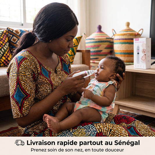 Aspirateur Nasal Bébé Confort – Sommeil Paisible et Respiration Dégagée